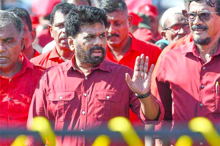 anura kumara dissanayake in may rally
