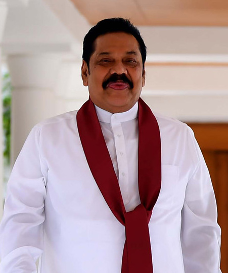 The former President of Sri Lanka, Mr. Mahinda Rajapaksa meeting the Prime Minister, Shri Narendra Modi, in New Delhi on September 12, 2018. 
